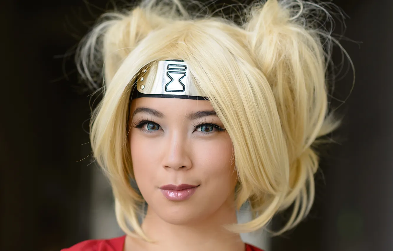 Photo wallpaper girl, face, style, hair, makeup