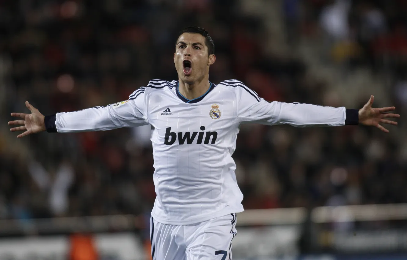 Photo wallpaper football, form, Cristiano Ronaldo, player, goal, football, Ronaldo, the celebration