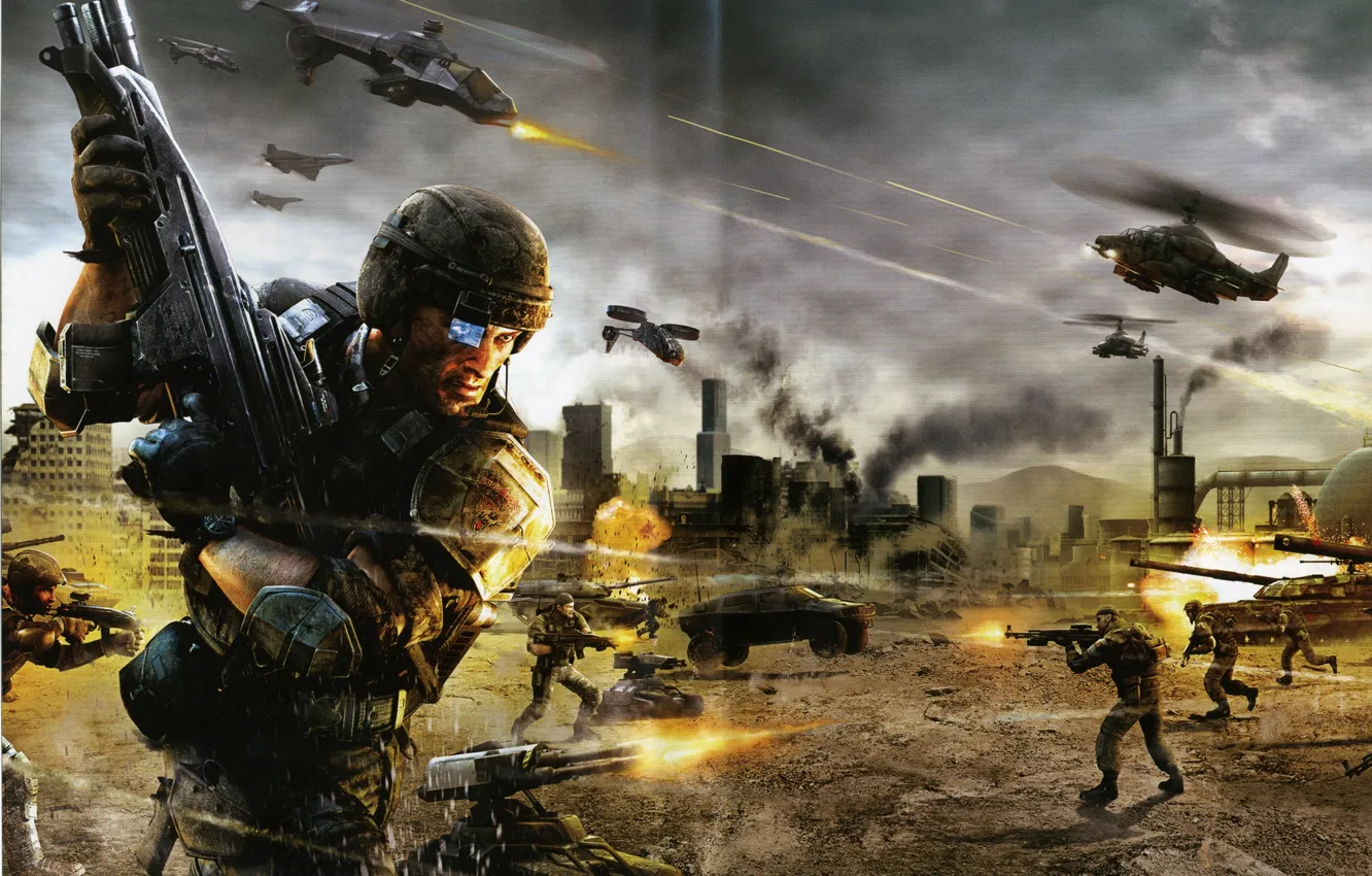 Photo wallpaper war, shooter, frontlines fuel of war, frontlines