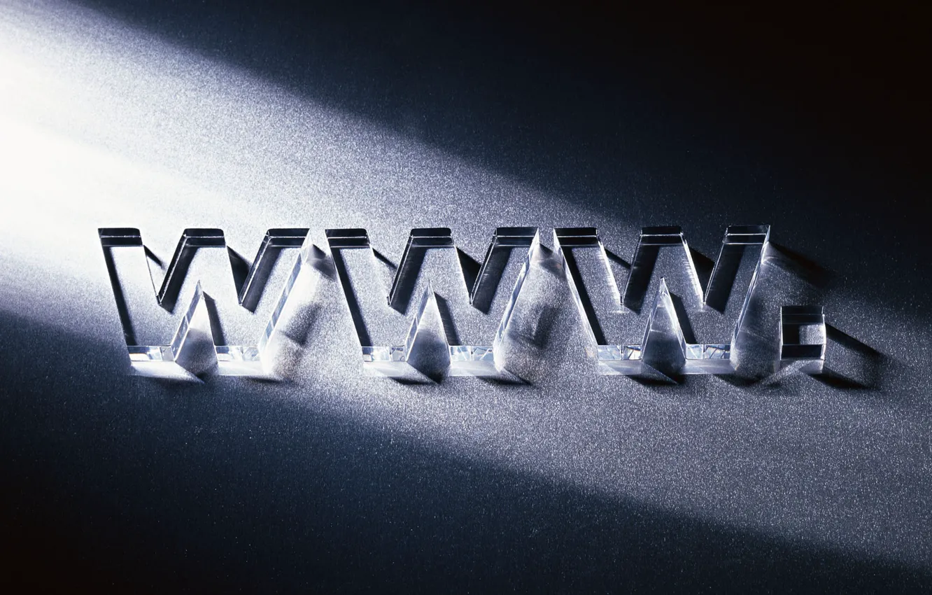 Photo wallpaper glass, letters, Internet, www