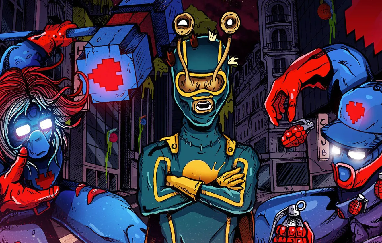 Photo wallpaper Music, Cover, Monstercat, Pegboard Nerds, Snails, Deep In The Night