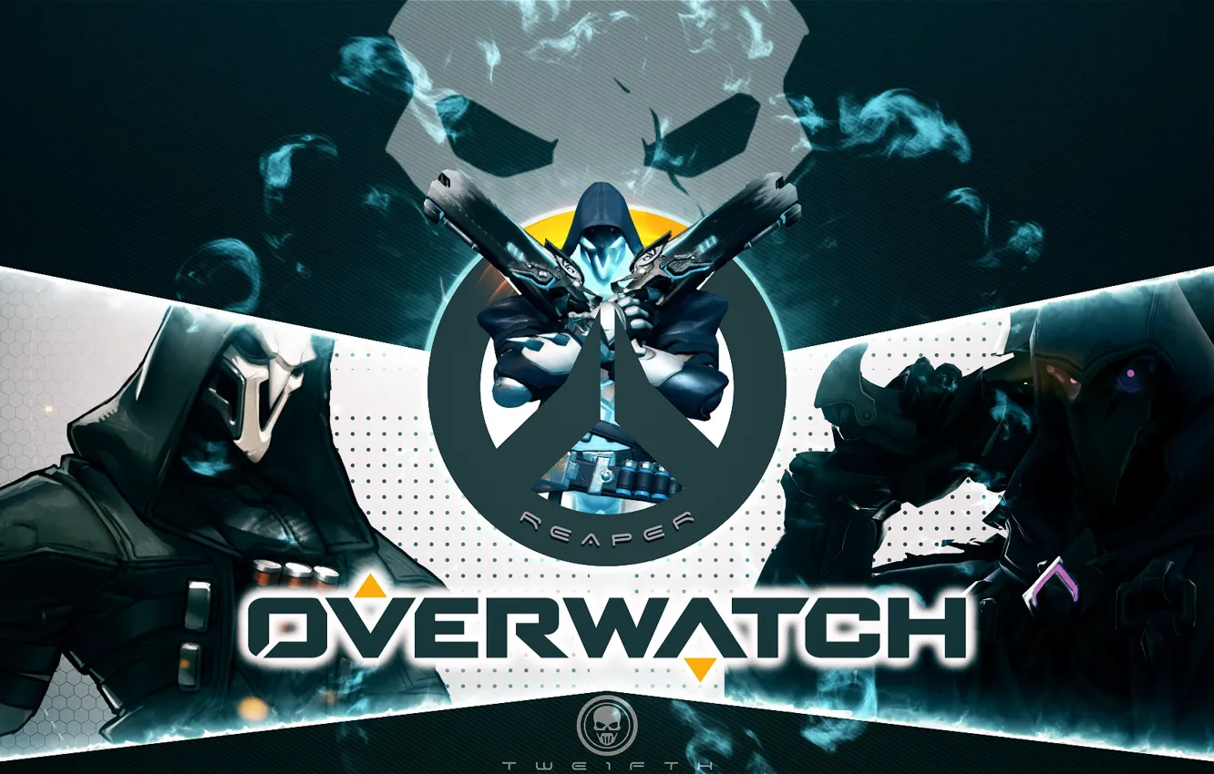 Photo wallpaper Reaper, reaper o fsouls, Overwatch