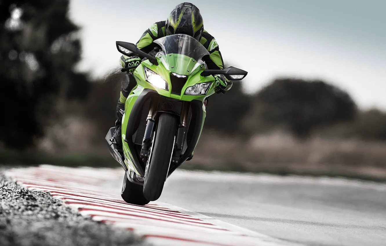 Photo wallpaper sport, Kawasaki, Kawasaki, 1920x1200, ZX 10R