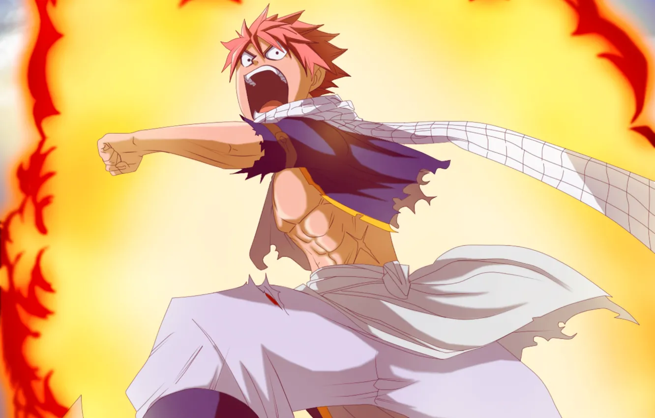 Photo wallpaper guy, Natsu Dragneel, Fairy tail