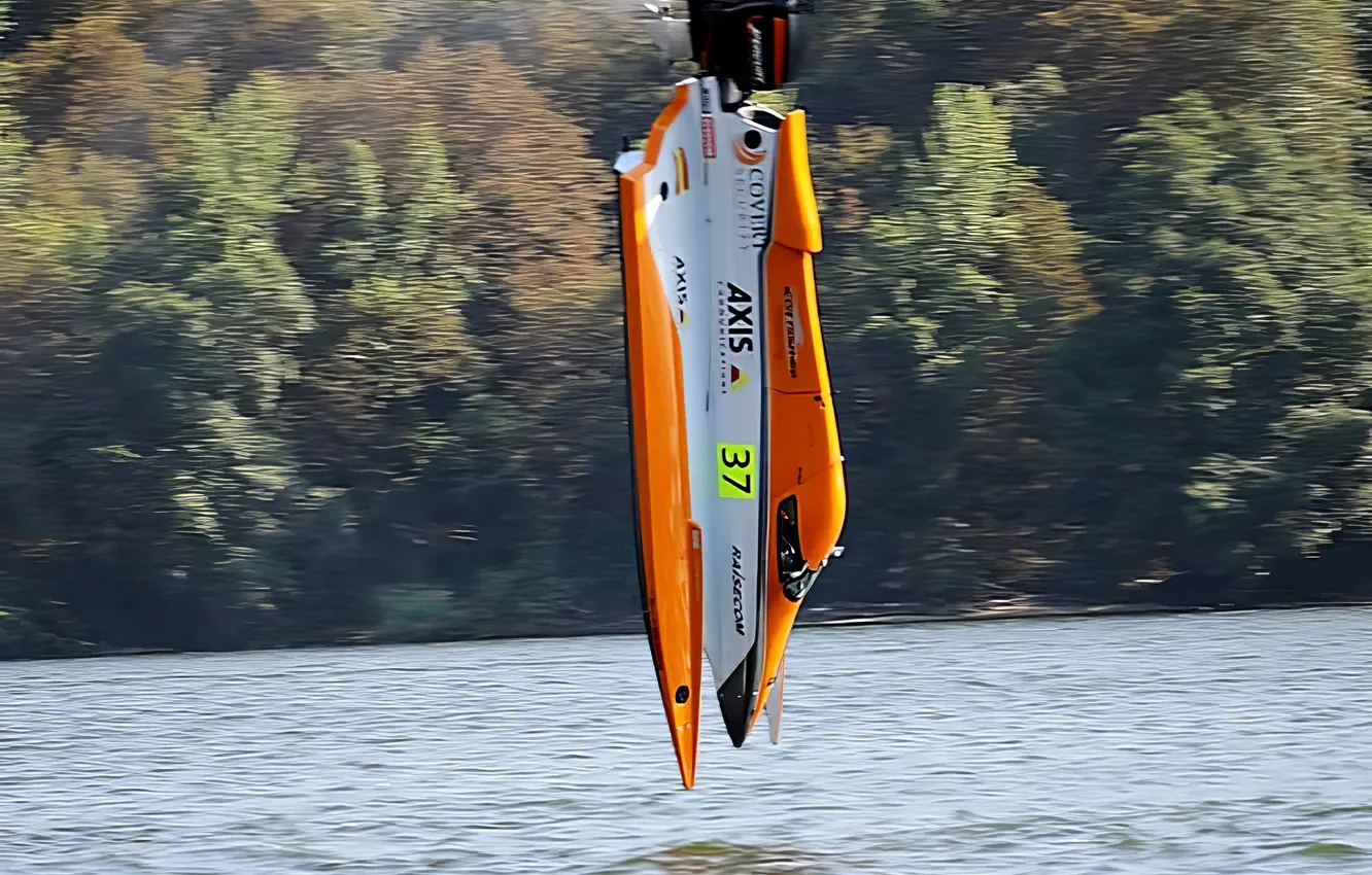 Photo wallpaper race, boat, speed