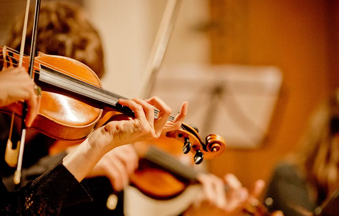 Photo wallpaper Music, Violin, Concert, Orchestra