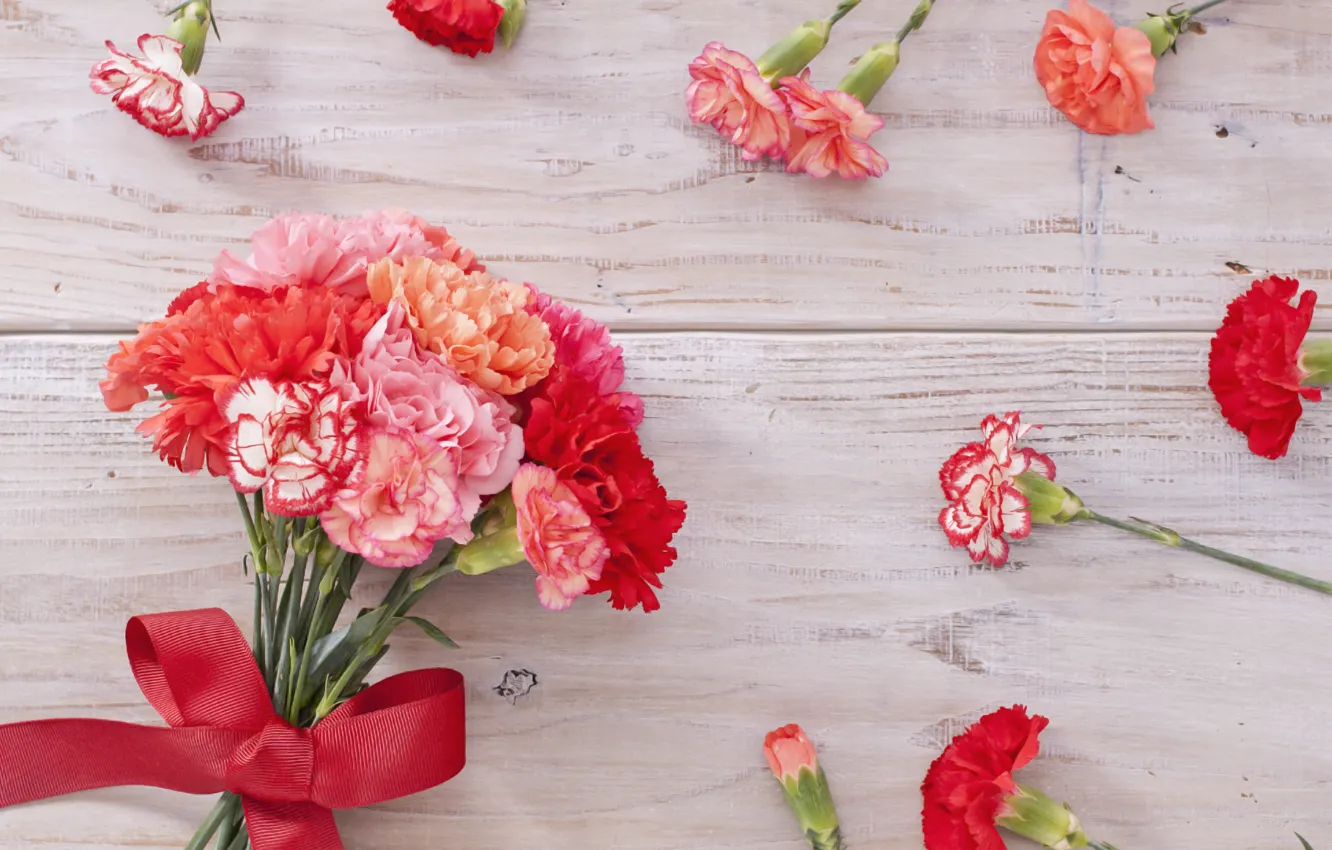 Photo wallpaper Flowers, bouquet, clove
