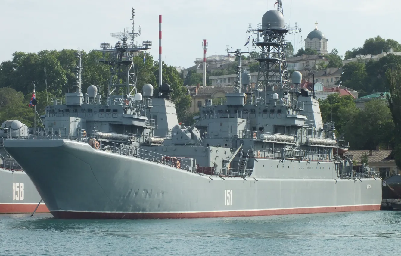 Photo wallpaper ship, large, landing, Azov