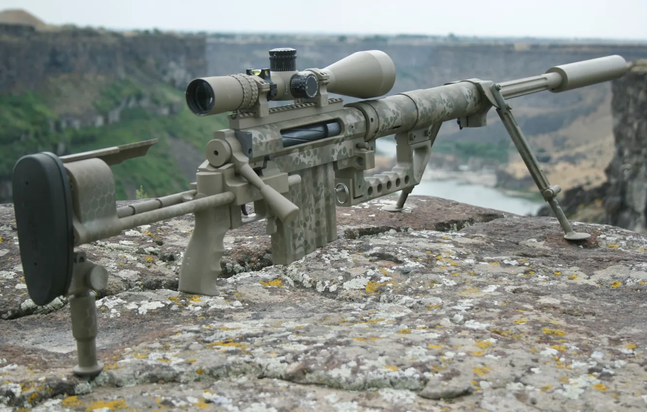 Photo wallpaper weapons, sniper rifle, Intervention M200, heavy
