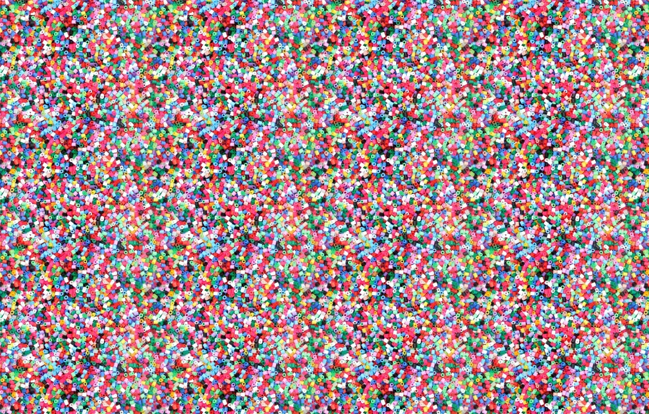 Photo wallpaper Wallpaper, plastic, texture, beads, a lot, multi colored background