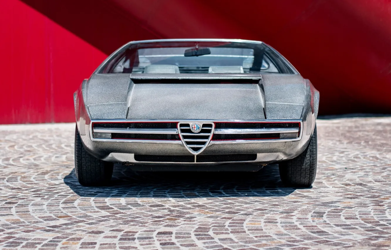 Photo wallpaper 1969, Alfa Romeo, Front, Giugiaro, ItalDesign, Type 33, Alfa Romeo Iguana