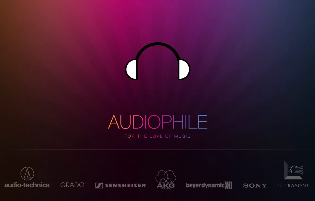 Photo wallpaper music, brands, audiophile