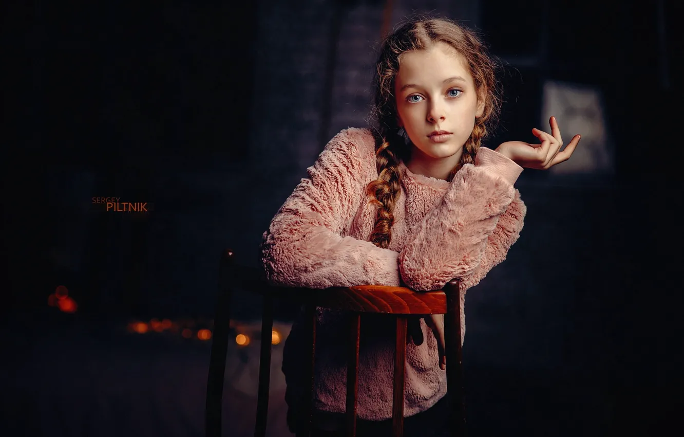 Photo wallpaper look, girl, Pauline, Sergey Piltnik, Pilnik