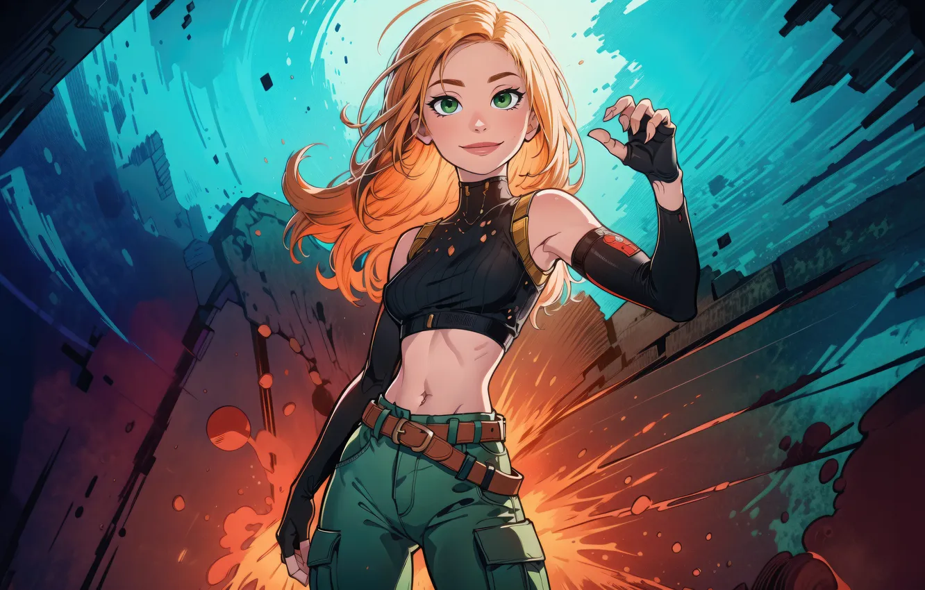 Photo wallpaper Action, Kim, possible