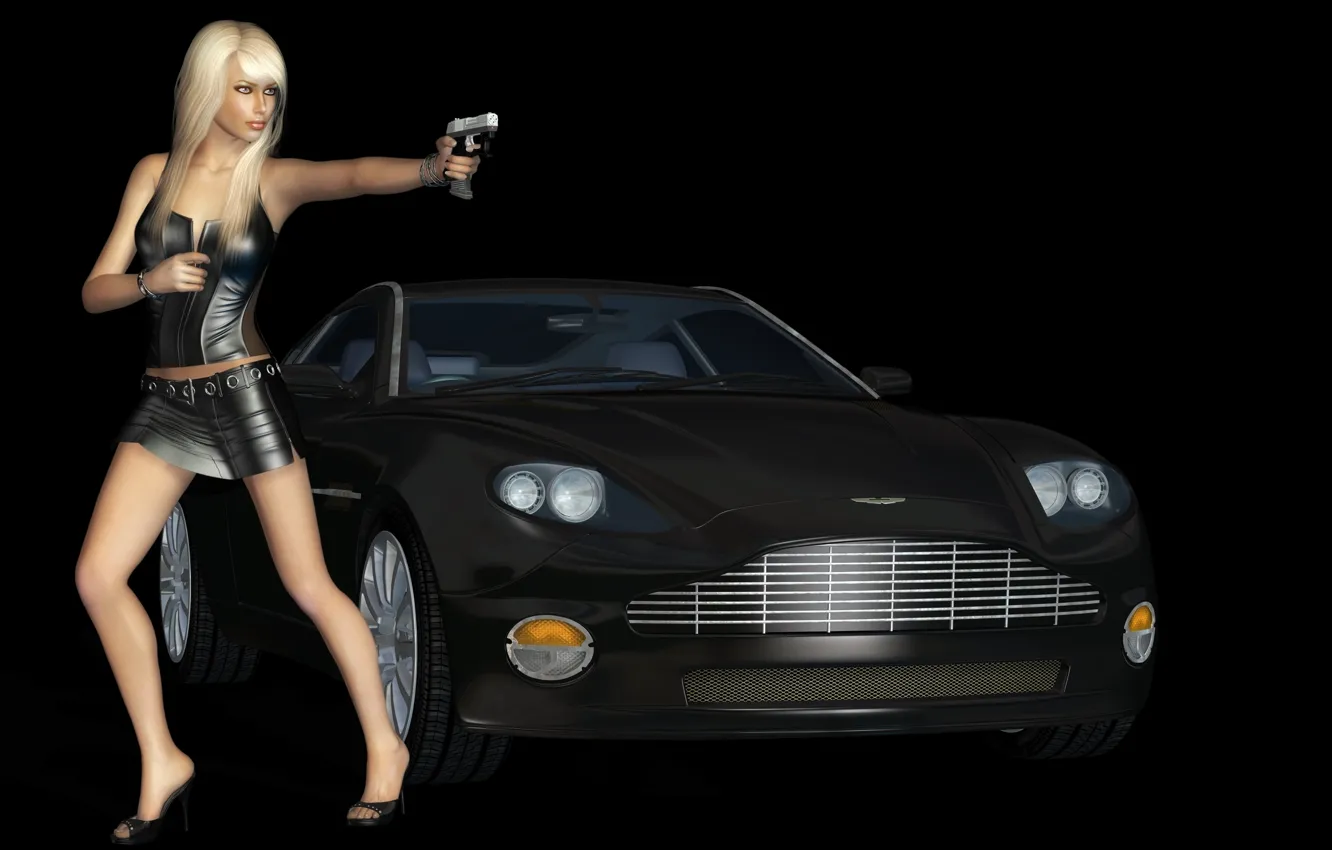 Photo wallpaper blonde, different, wallpapers, 1920x1080, Rendering