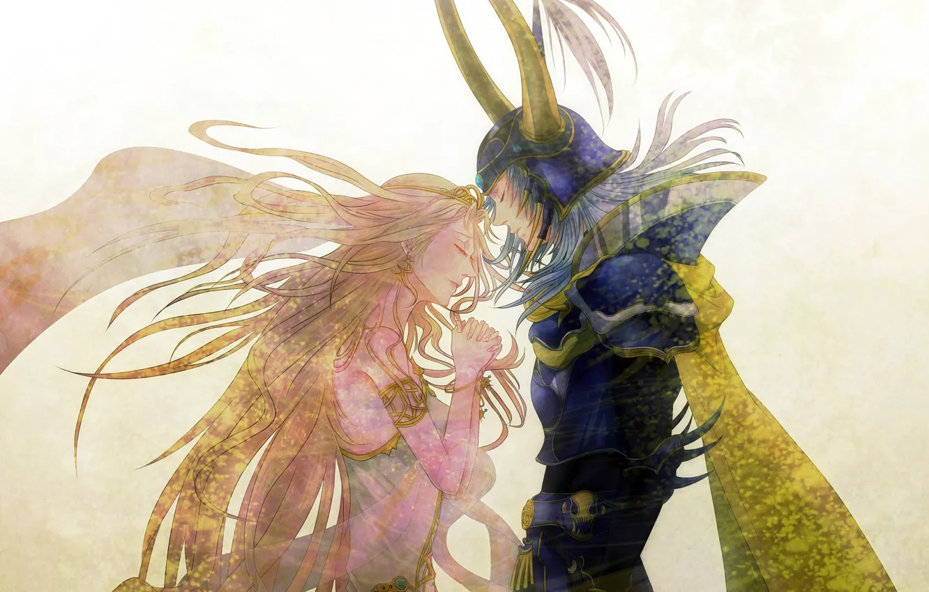 Photo wallpaper romance, the game, art, two, Final Fantasy