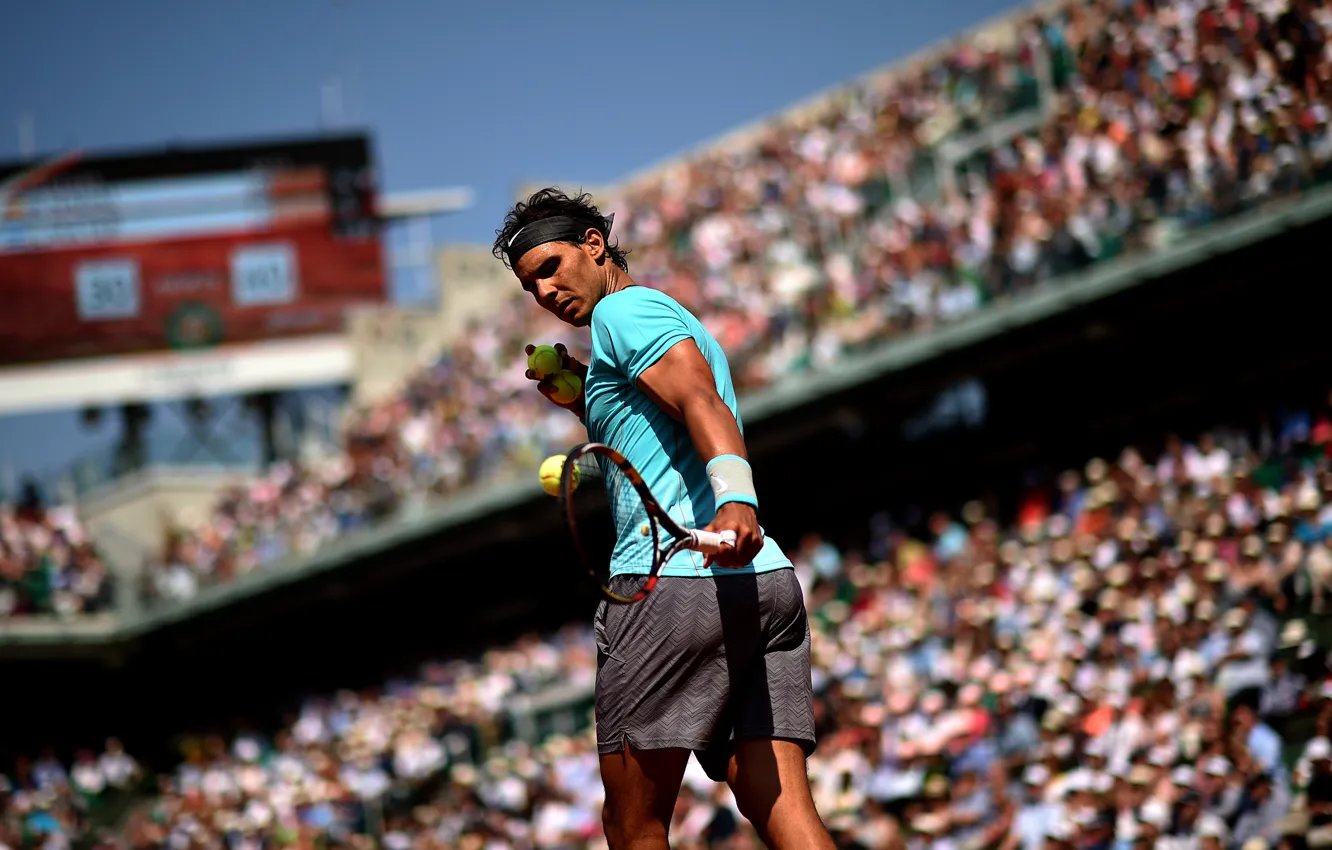 Photo wallpaper Rafael Nadal, the first racket of the world, Rafael Nadal Parera, Spanish tennis player