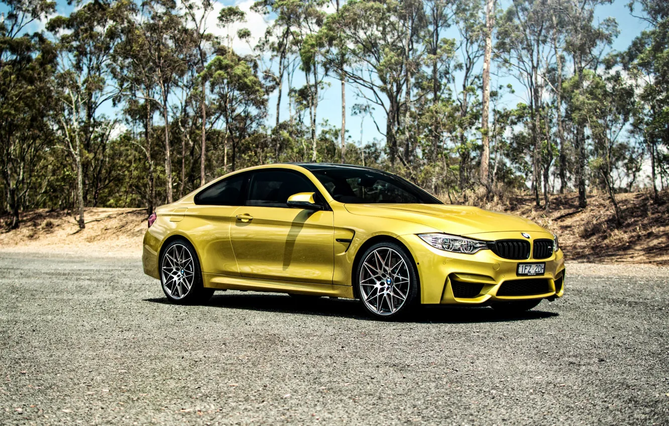 Photo wallpaper BMW, BMW, side, Coupe, F82