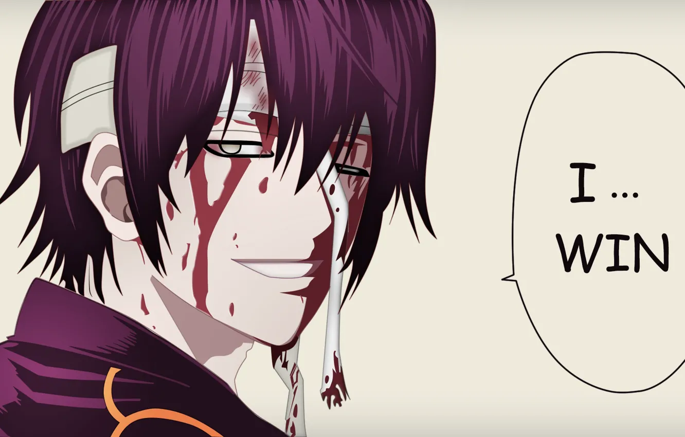 Photo wallpaper guy, wounds, gintama