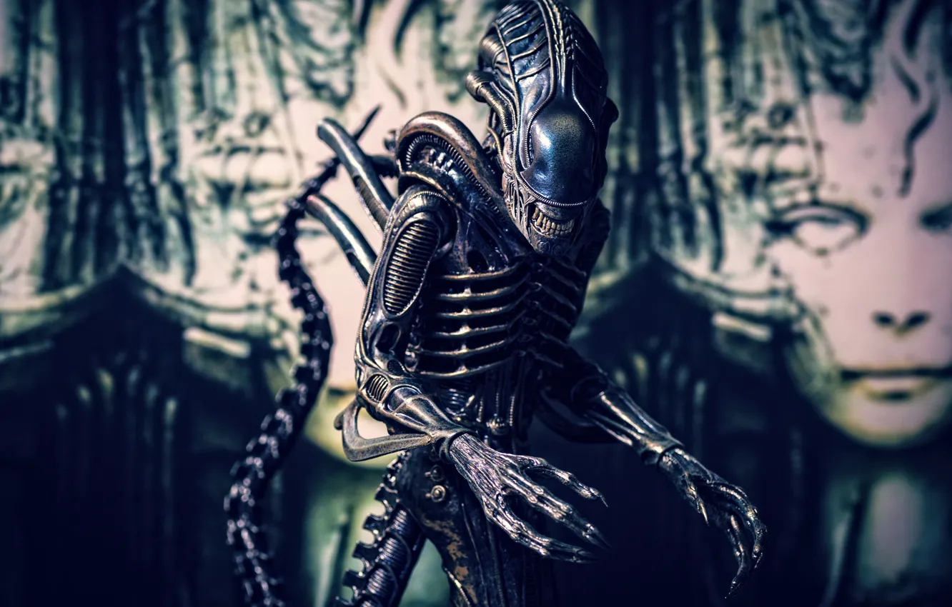 Photo wallpaper background, toy, Stranger, figurine, alien, thing
