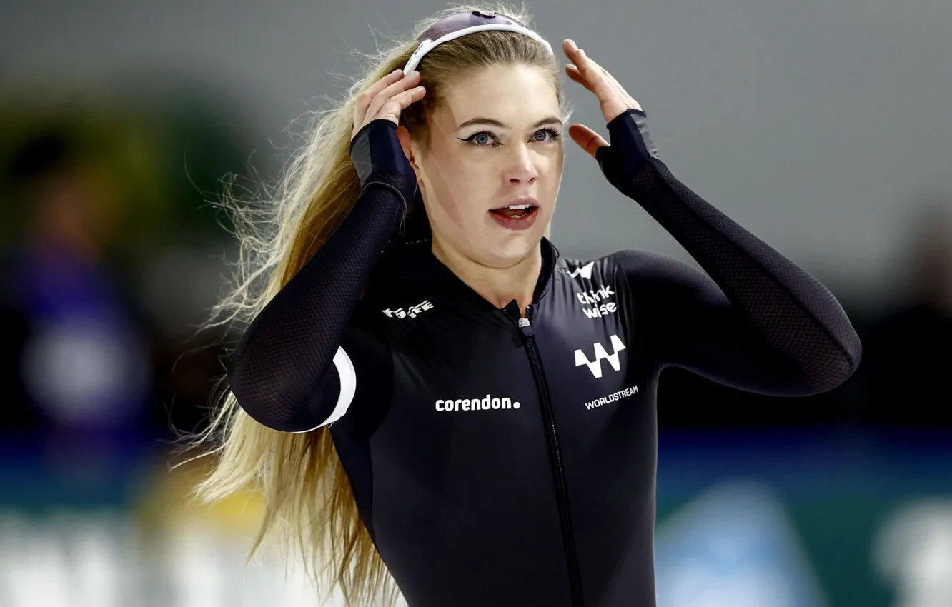 Photo wallpaper athlete, Netherlands, Jutta Leerdam, Jutta Leerdam