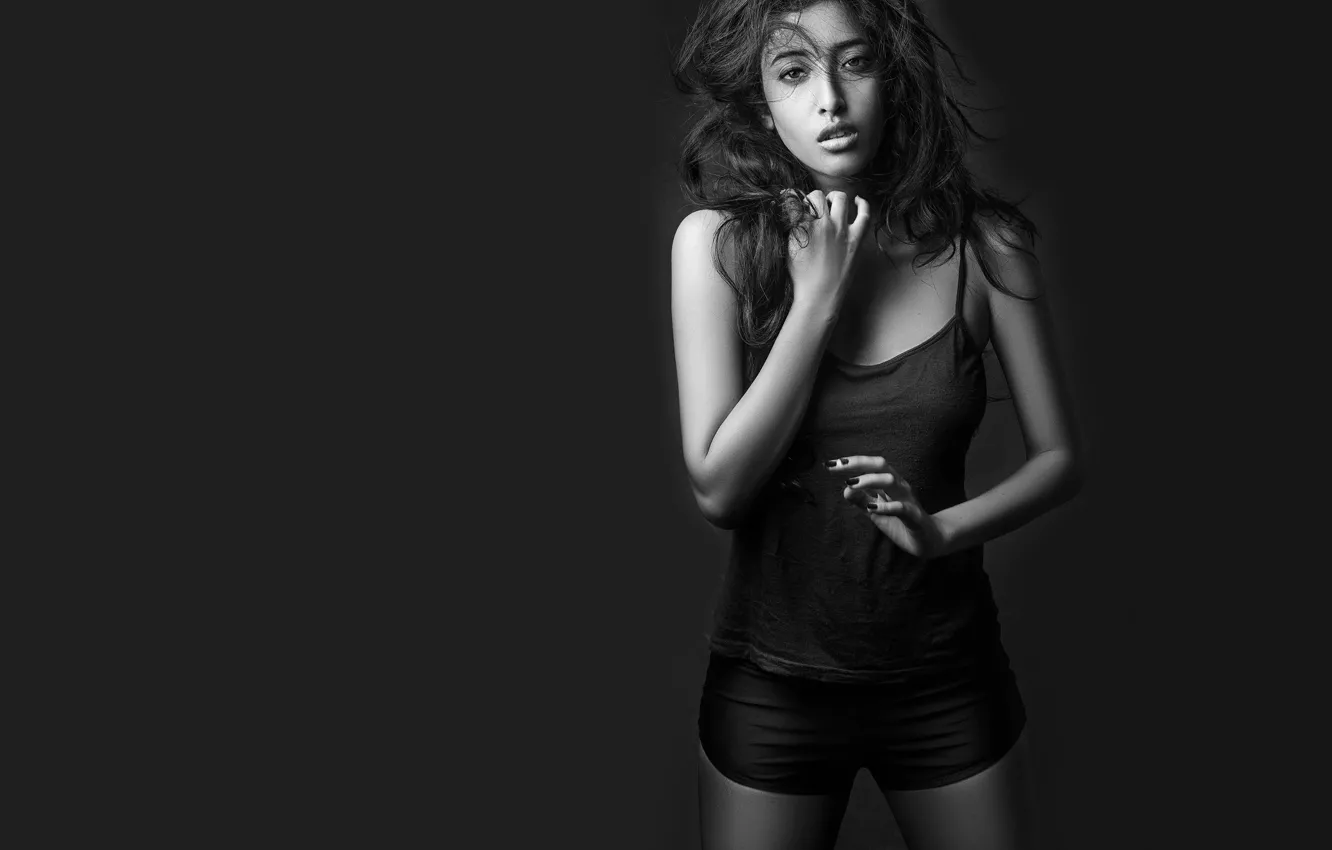 Photo wallpaper girl, hot, sexy, eyes, smile, beautiful, figure, model