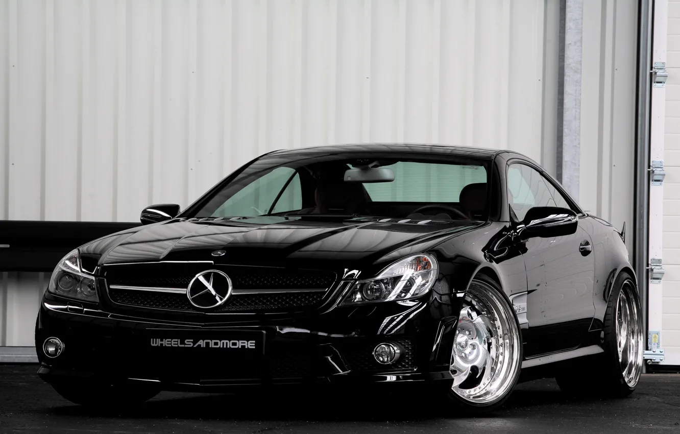 Photo wallpaper Mercedes-Benz, AMG, Wheelsandmore, front, SL63