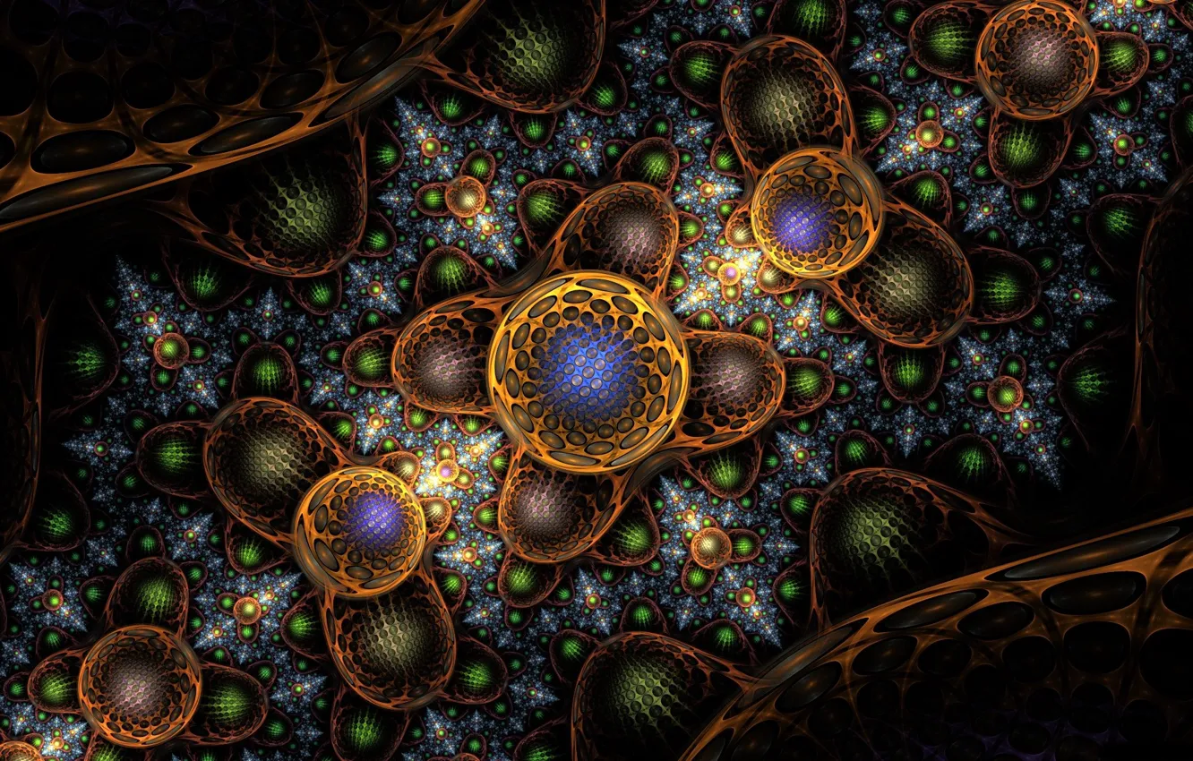 Photo wallpaper pattern, dark