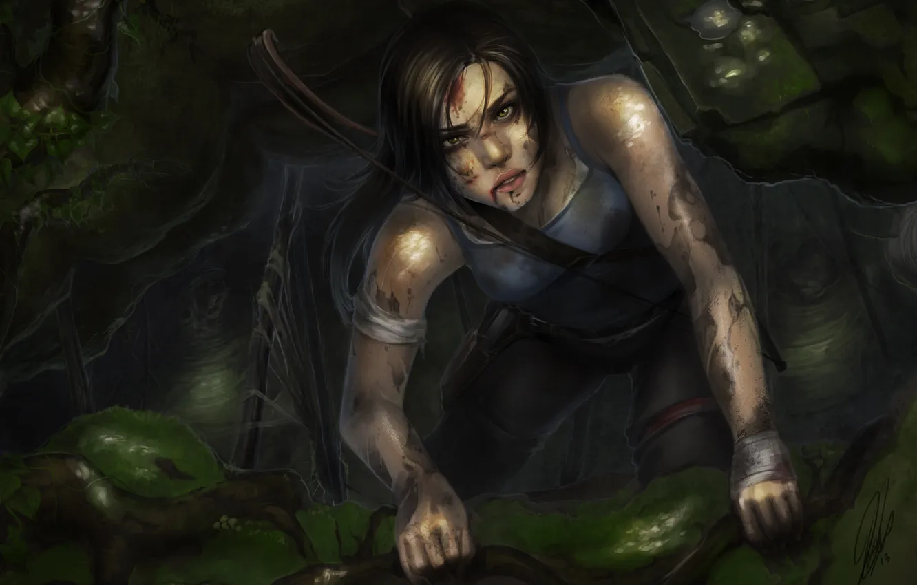 Photo wallpaper art, Tomb Raider, Lara Croft, Lara Croft