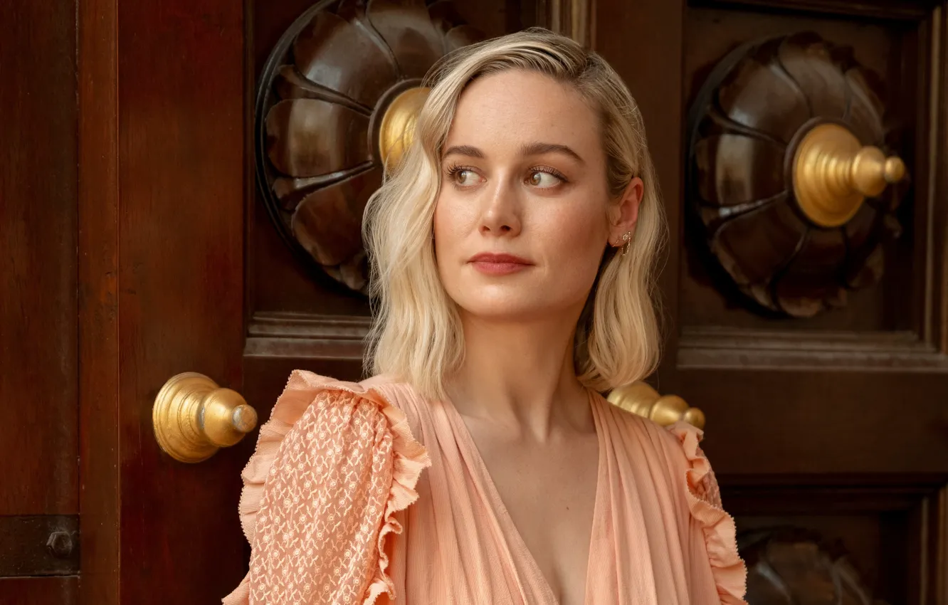 Photo wallpaper actress, blonde, blond, Brie Larson, Brie Larson