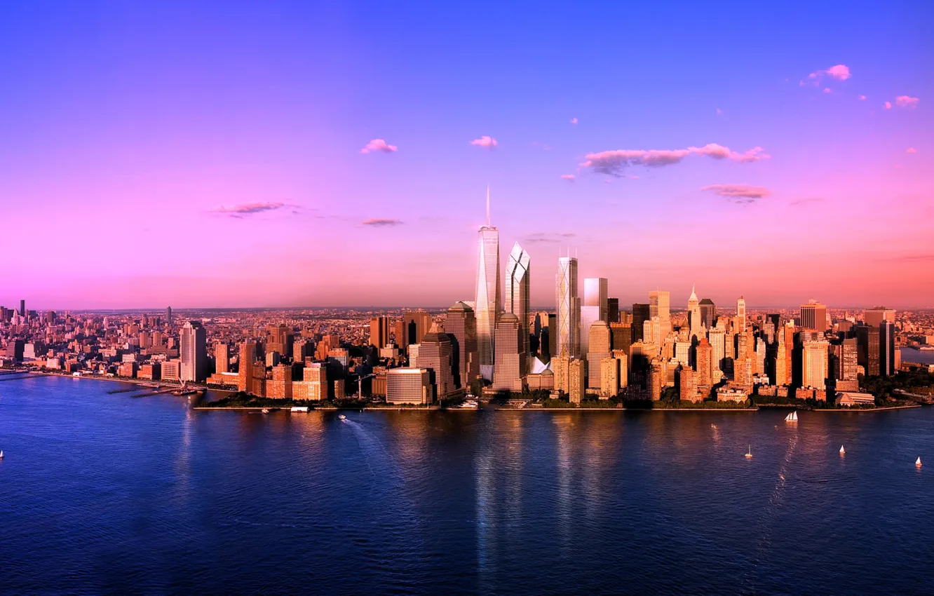 Photo wallpaper USA, Manhattan, New York