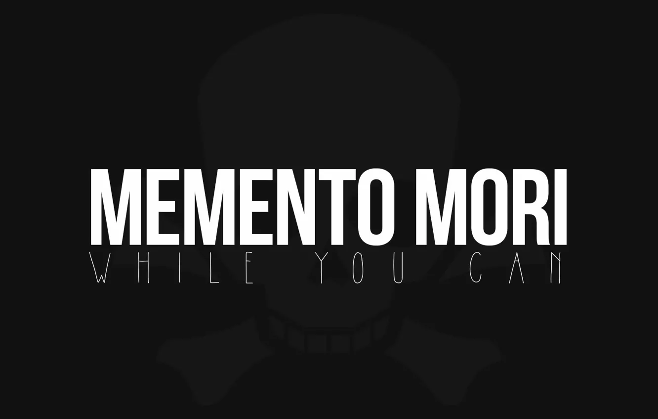Photo wallpaper death, skull, memento mori, memento Mori, memento