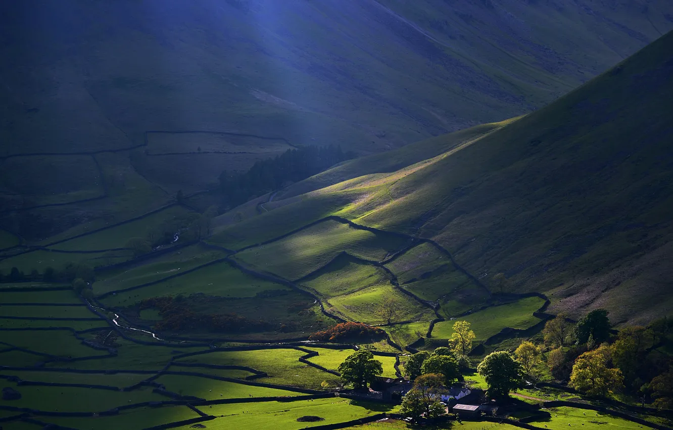 Photo wallpaper England, UK, England, Great Britain, The lake district, Lake District, National Park lake district