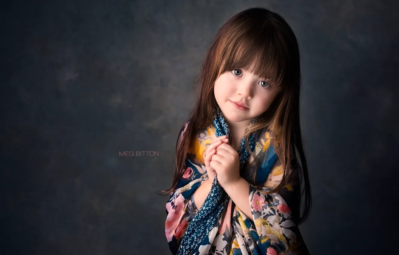 Photo wallpaper look, background, portrait, girl