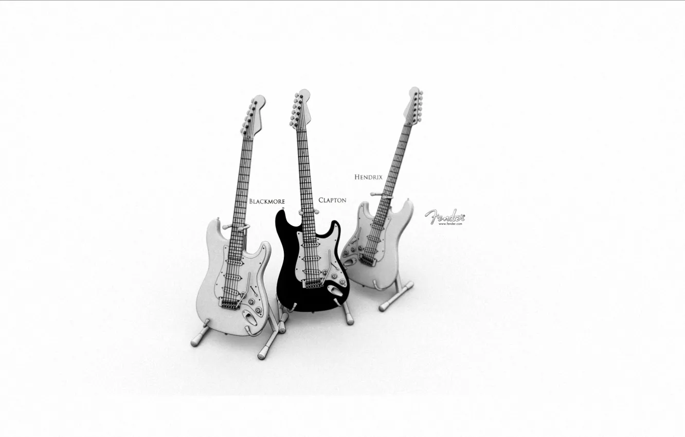 Photo wallpaper guitar, hendrix, Fender, clapton, Blackmore