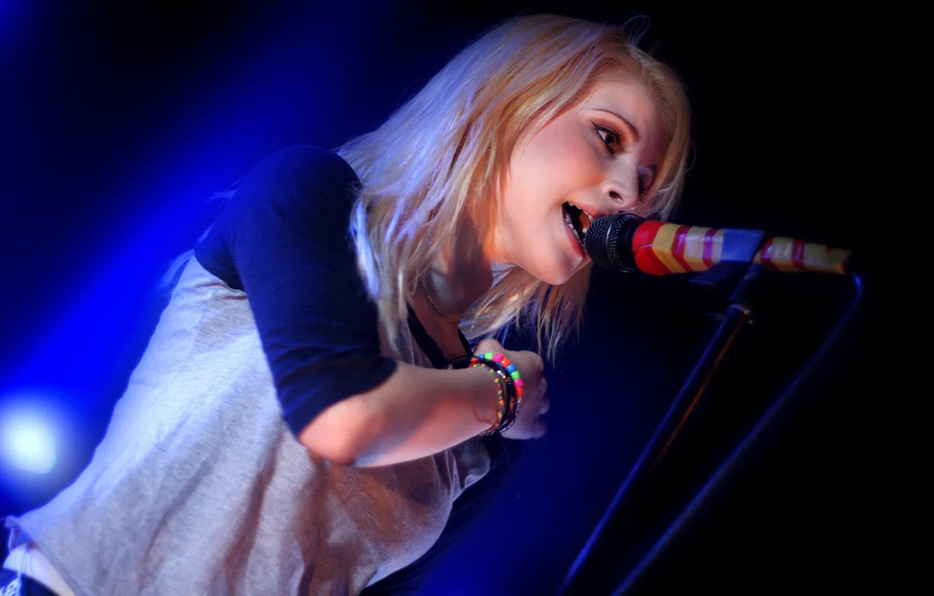 Photo wallpaper concert, singer, paramore, williams, sings, hayley, Haley, Williams