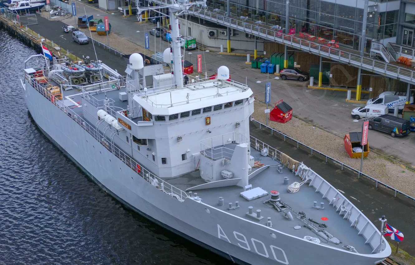 Photo wallpaper lifeguard, Netherlands Navy, Mercuur