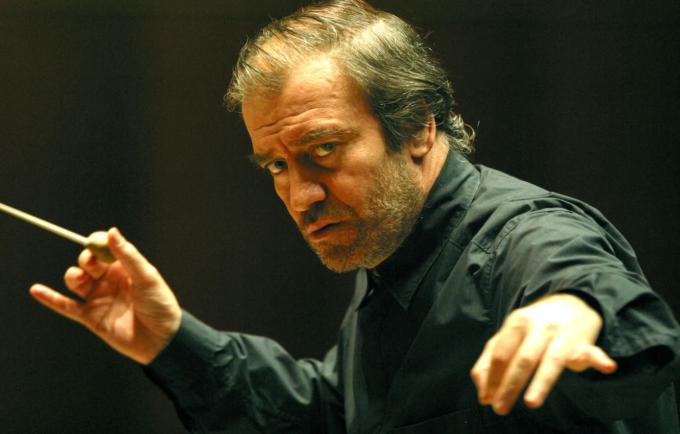 Photo wallpaper conductor, The Mariinsky theatre, Valery Gergiev, Valery Gergiev