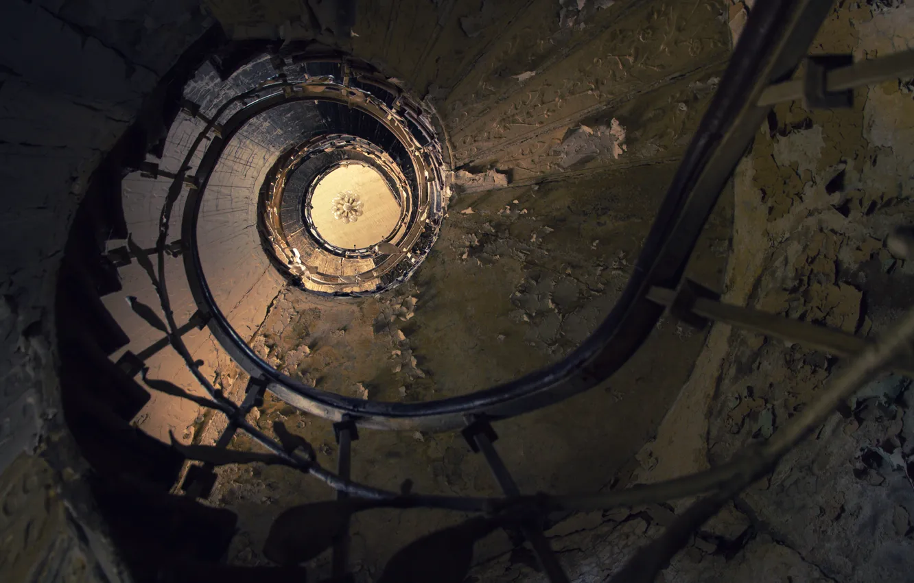 Photo wallpaper background, wall, ladder