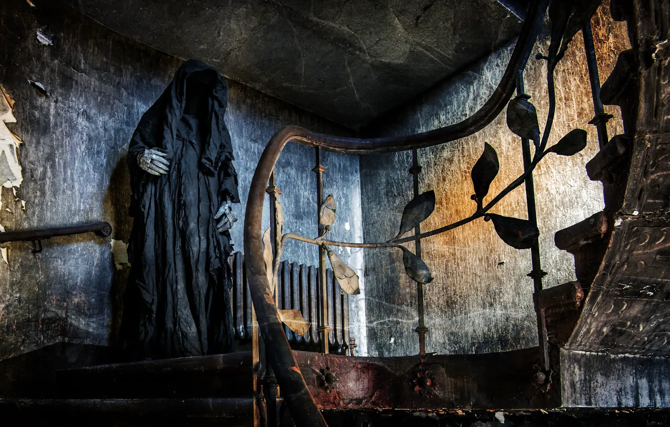 Photo wallpaper home, ladder, Ghost