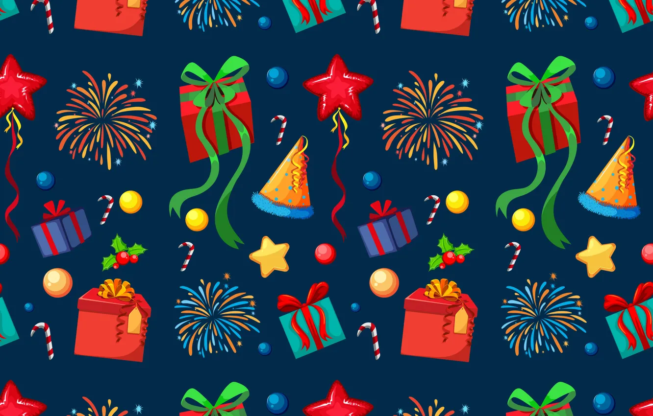 Photo wallpaper decoration, background, New Year, Christmas, Christmas, winter, background, pattern