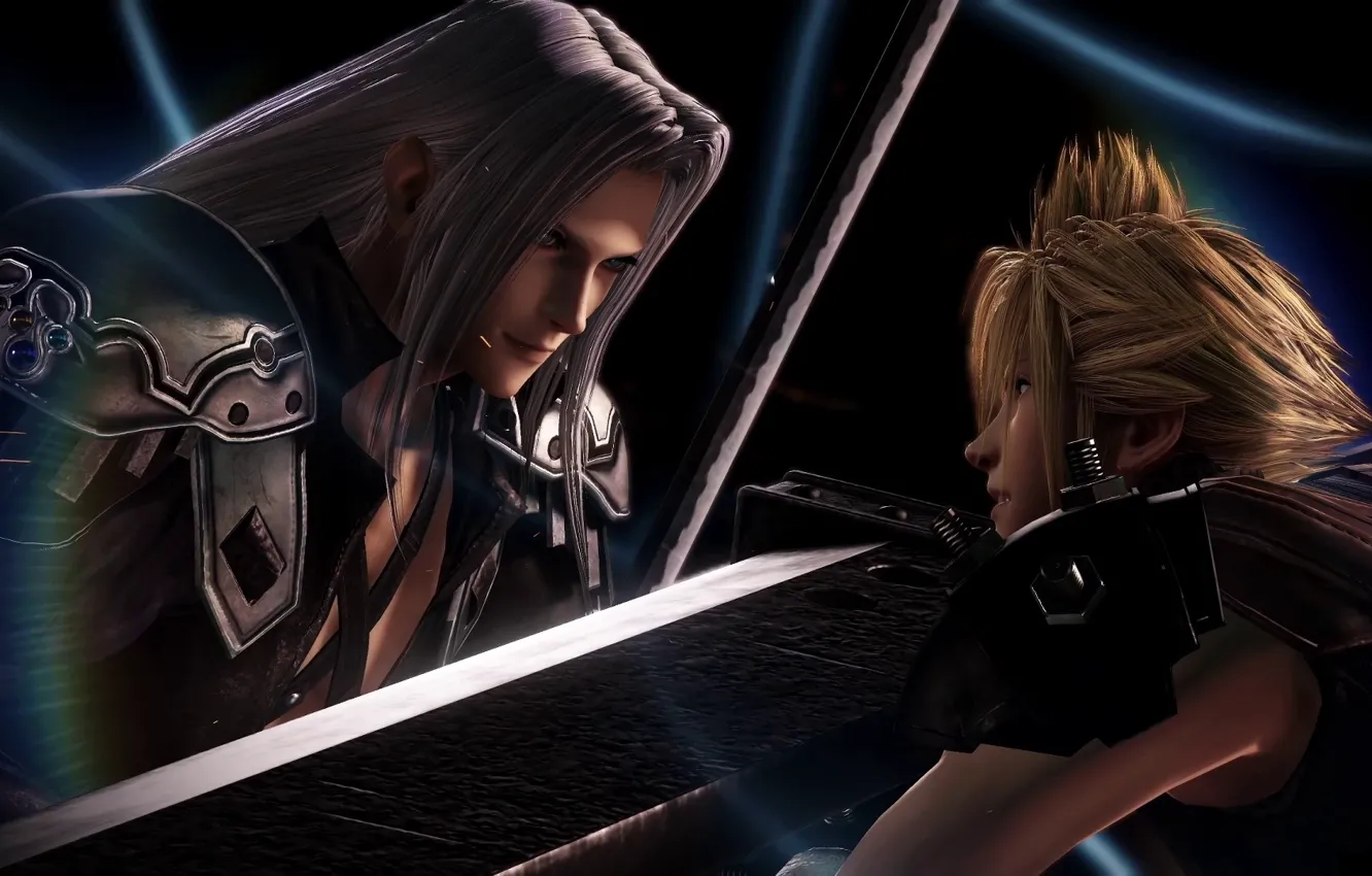 Photo wallpaper the opposition, guys, two, Dissidia Final Fantasy NT