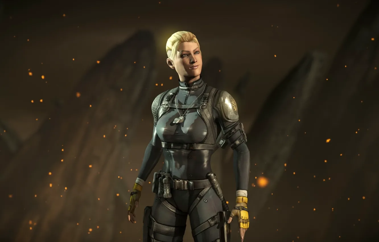 Photo wallpaper Mortal Kombat, Mortal Kombat 10, Cassie Cage