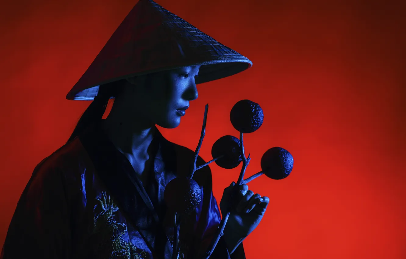 Photo wallpaper Alex Tsarfin, Yanyun H, In the Shadow of Blue