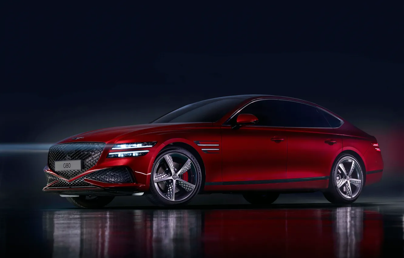 Photo wallpaper background, drives, Genesis, red