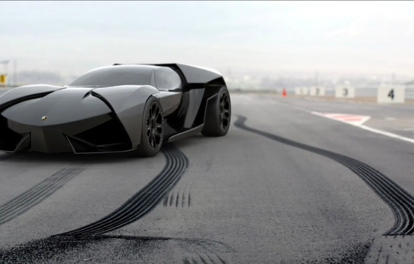 Photo wallpaper Concept, track, Lamborghini, supercar, Ankonian