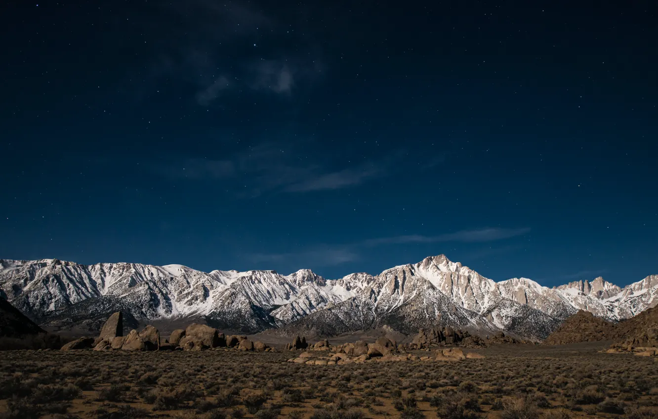 Photo wallpaper United States, California, Lone Pine