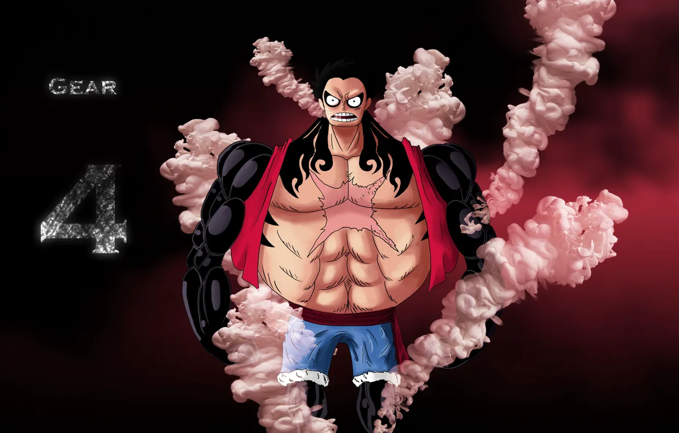 Photo wallpaper battlefield, game, One Piece, pirate, hat, anime, boy, fight