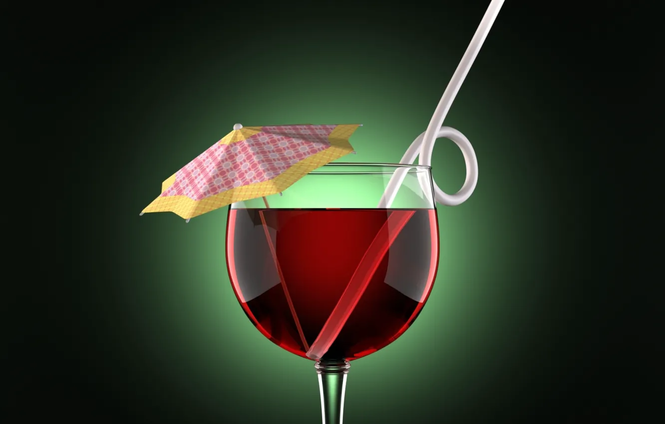 Photo wallpaper glass, umbrella, bowl, glass