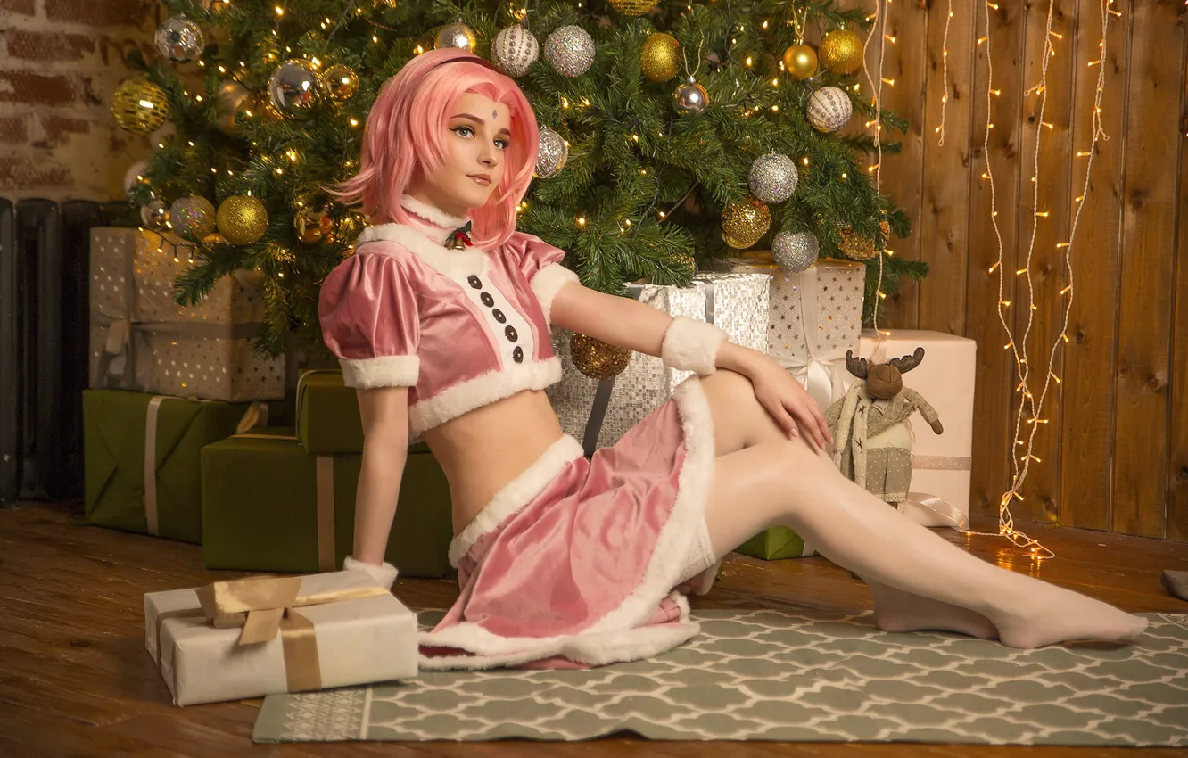 Photo wallpaper girl, sweetheart, model, bright, cool, gentle, beautiful, colorful